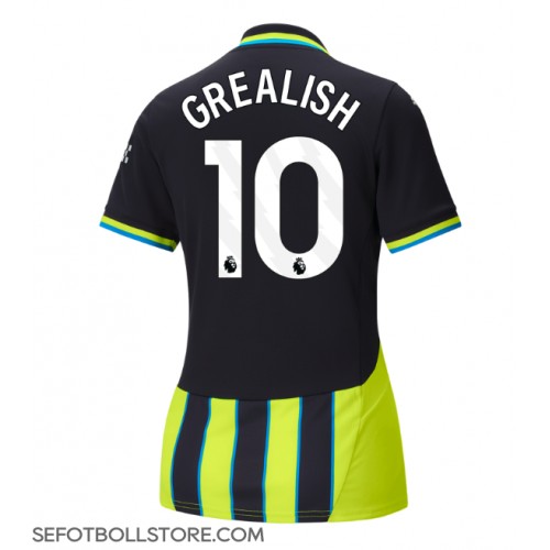 Manchester City Jack Grealish #10 Replika Bortatröja Dam 2024-25 Kortärmad